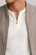 Leon - Slim Fit Bomber Jacket
