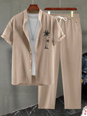 Bradley - Printed Linen Shirt Set