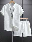 Christian - Textured Short Sleeve Set