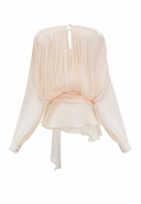 Marcelline Pleated Ruffled Mini Dress