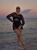 Maya Sheer Mini Dress