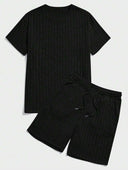 Elijah - Ribbed Summer Shorts Set