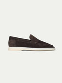Luther - Dark brown Suede Loafers