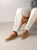 Edwin - Brown Suede Loafers