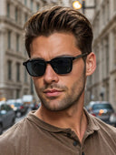 Mario - Square Acrylic Frame Sunglasses