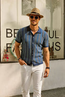 Rupert - Retro Striped Polo Shirt