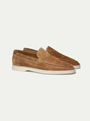 Edwin - Brown Suede Loafers