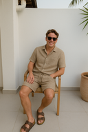 Christian - Textured Short Sleeve Set