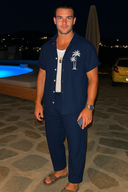Bradley - Printed Linen Shirt Set